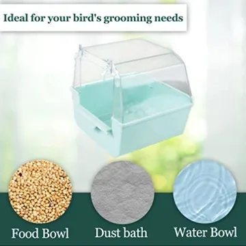 Meric Bird Bath for Hygiene and Feather Care
