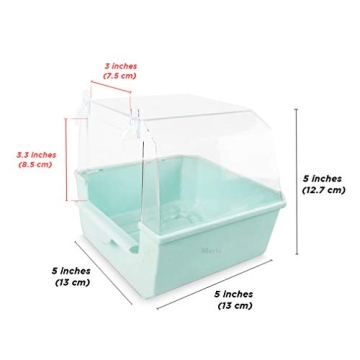 Meric Bird Bath for Hygiene and Feather Care