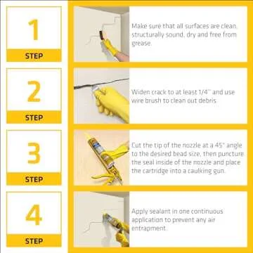Sikaflex Concrete Fix, Limestone, Elastic sealant sealing cracks and joints, paintable polyurethane , 10.1 fl. Oz