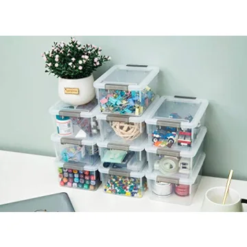 Citylife 1.3 QT Small Storage Bins for Efficient Organization
