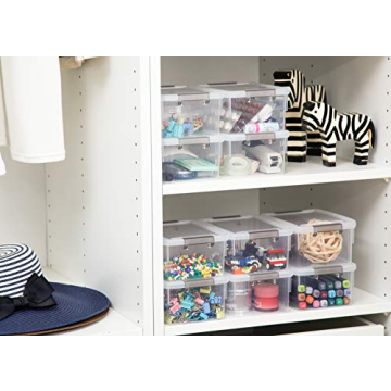 Citylife 1.3 QT Small Storage Bins for Efficient Organization