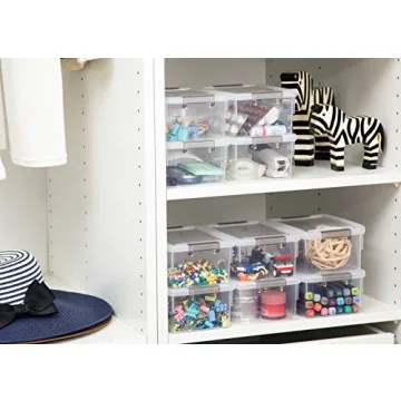 Citylife 1.3 QT Small Storage Bins for Efficient Organization