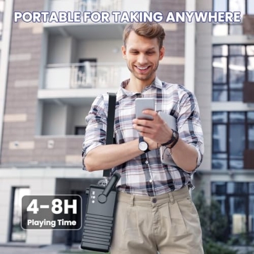 VerkTop Portable Karaoke Machine with Disco Lights