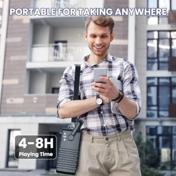 VerkTop Portable Karaoke Machine with Disco Lights