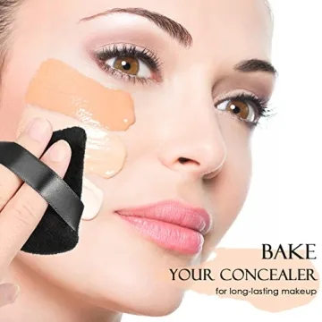 SETUPA 10 PCS Soft Makeup Powder Puff for Flawless Application