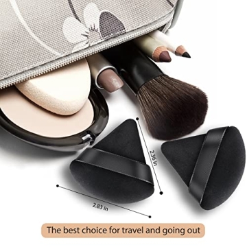 SETUPA 10 PCS Soft Makeup Powder Puff for Flawless Application