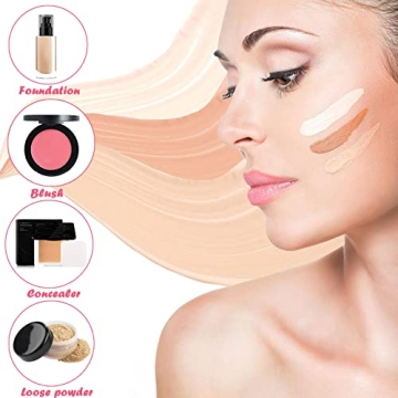 SETUPA 10 PCS Soft Makeup Powder Puff for Flawless Application