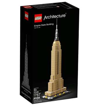 LEGO Architecture Empire State Building Model Kit 1767 Pieces