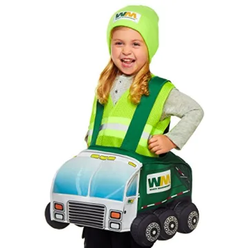 Spirit Halloween Toddler Garbage Truck Ride-A-Long Costume