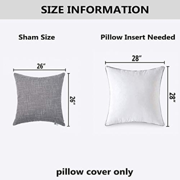 Kevin Textile Decorative Linen Pillow Covers - Stylish & Durable