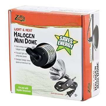 Zilla Mini Halogen Dome: Ultimate Reptile Lighting Solution