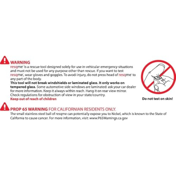 Resqme Emergency Keychain Escape Tool - Safety Must-Have