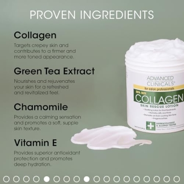 Advanced Clinicals Collagen Cream for Youthful Skin