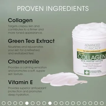 Advanced Clinicals Collagen Cream for Youthful Skin