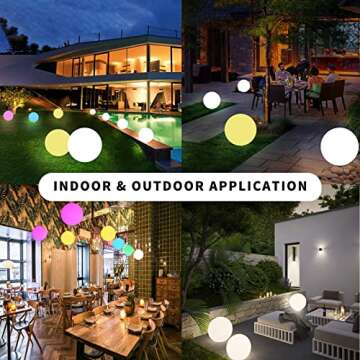 Censinda Glowing LED Ball Light with 16 Colors