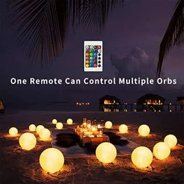 Censinda Glowing LED Ball Light with 16 Colors