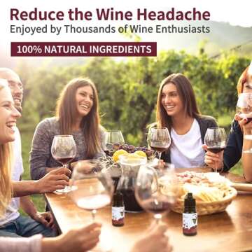 Wine Wand Wine Filters Remove Histamines and Sulfite Remover, Natural Wine Wands Filters for Red and White Alleviates Headaches, Prevent Wine Sensitivities(Bottle of 2)