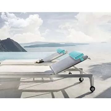 Water Resistant Enipate Chaise Lounge Pillows Set