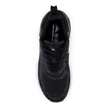 New Balance Women's FuelCell Rebel TR V2 Running Shoe, Black/White/Bleached Lime Glo, 9.5