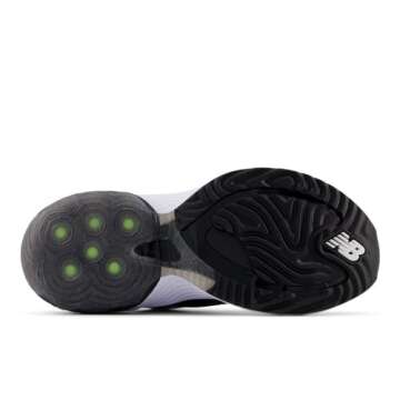 New Balance Women's FuelCell Rebel TR V2 Running Shoe, Black/White/Bleached Lime Glo, 9.5