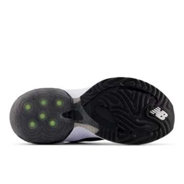 New Balance Women's FuelCell Rebel TR V2 Running Shoe, Black/White/Bleached Lime Glo, 9.5