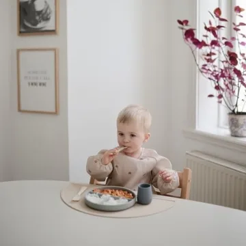 mushie Silicone Baby Starter Training Cup | 6 Months+ (Tradewinds)