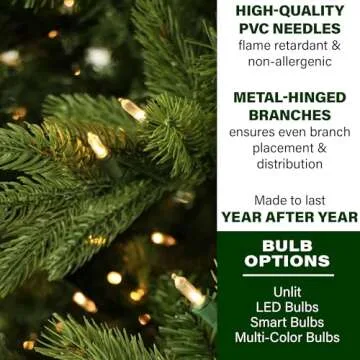 Fraser Hill Farm 7.5-Ft. Woodside Pine Artificial Tree