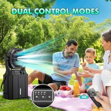 Portable Misting Fan for Camping & Outdoor Fun 42800mAh