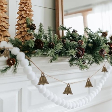 Vintage Rustic Bells Garland Christmas Decor