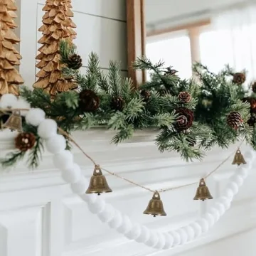 Vintage Rustic Bells Garland Christmas Decor