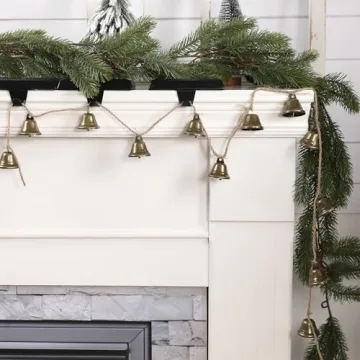 Vintage Rustic Bells Garland Christmas Decor