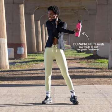 Corkcicle Sport Canteen Insulated Tumbler, Matte Black, 20 oz – Reusable Water Bottle Keeps Beverages Cold for 25 Hours & Hot 12 Hours – Cupholder Friendly Tumbler with Screw-On Cap