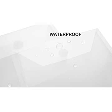 YESSART 3x5 Plastic Envelopes for Craft and Storage