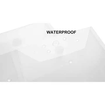 YESSART 3x5 Plastic Envelopes for Craft and Storage