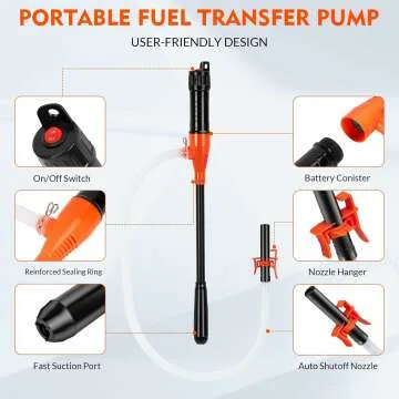 Electric Siphon Pump for Easy Liquid Transfers