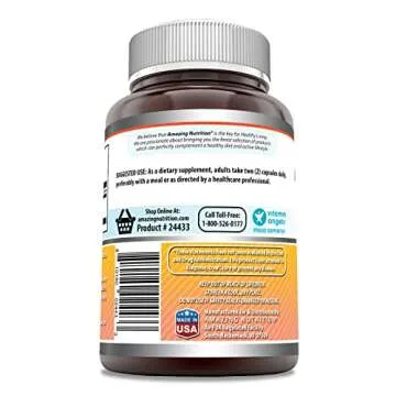 Amazing Formulas Berberine 1000mg Per Serving 120 Capsules Supplement | Non GMO | Gluten Free | Made in USA