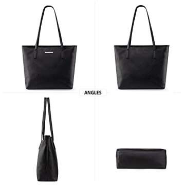 Montana West Tote Bags Large Leather Purses and Handbags for Women Top Handle Shoulder Satchel Hobo Bags MWC-028BK