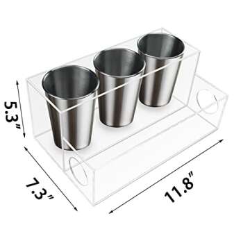 Boveker Acrylic Hair Tool Organizer for Easy Storage