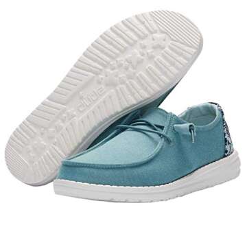 Hey Dude Women's Sea Blue Wendy Loafers - Stylish Comfort