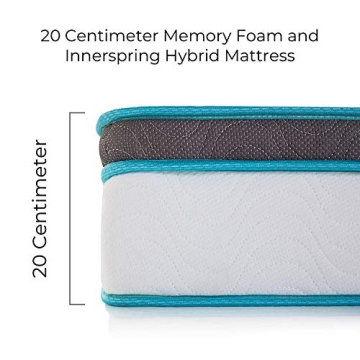 Linenspa 8 Inch Hybrid Mattress Medium Firm Cooling Supportive