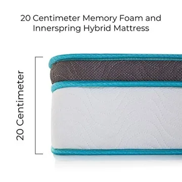 Linenspa 8 Inch Hybrid Mattress Medium Firm Cooling Supportive