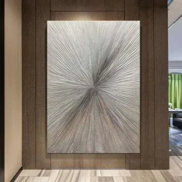 MUWU Modern Canvas Wall Art Ready to Hang 24x36