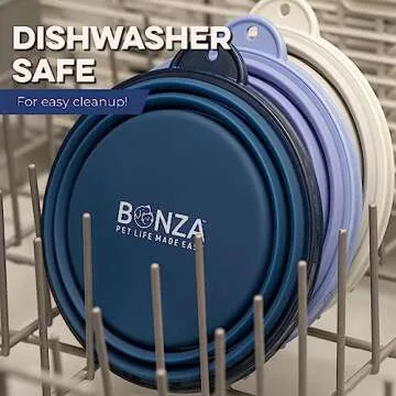 Bonza Large Collapsible Dog Bowl - BPA Free & Convenient