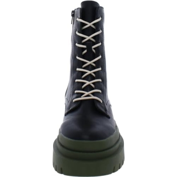 Steve Madden Women's Mansel Combat Combat Boot Black Multi 8.5