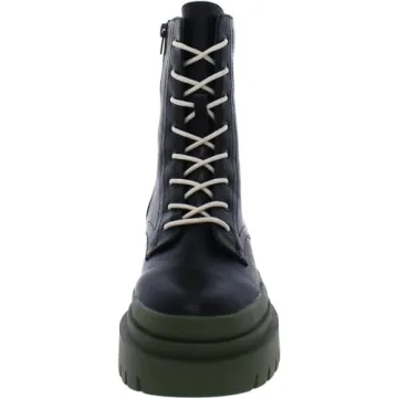 Steve Madden Women's Mansel Combat Combat Boot Black Multi 8.5