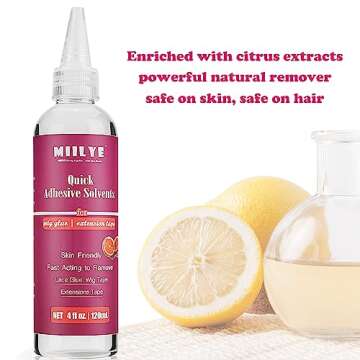 MIILYE Tape in Extension Remover Spray 4OZ - Fast Acting & Skin Friendly for Hassle-Free Removal