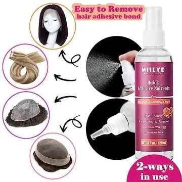 MIILYE Tape in Extension Remover 4OZ - Fast & Gentle
