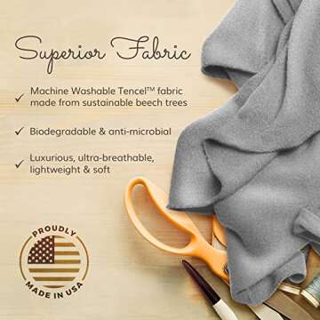 Happyluxe Shawl Wraps for Women, Versatile Wrap Shawl for Women, Wrap Scarf, Pashmina, Travel gifts for women - Eco Cashmere Heather Gray