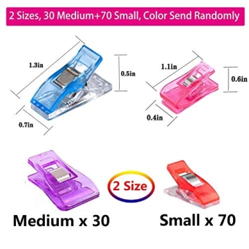 Sewing Clips - Durable & Versatile Quilting Clips