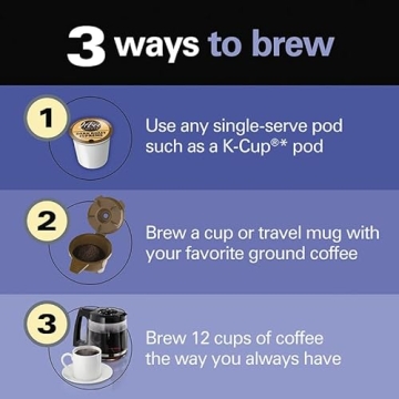 Hamilton-Beach FlexBrew Trio Coffee Maker with Timer and Strength Options